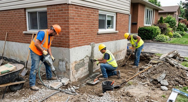 Foundation Repair in New London, NH