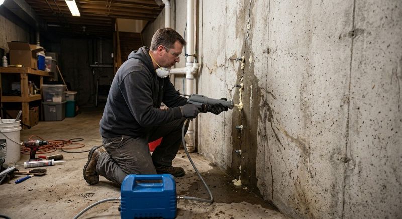 Basement Foundation Repair in Lebanon, NH