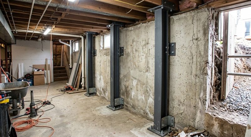 Basement Stabilization in New London, NH