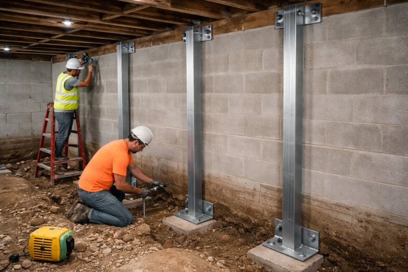 Basement Stabilization in New London, NH