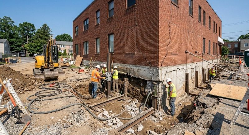 Building Foundation Repair in Cornish, NH