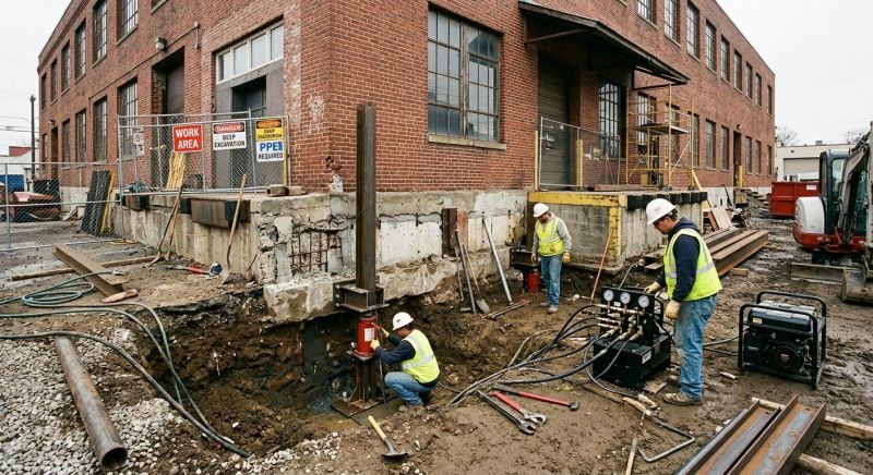 Building Foundation Repair in Windsor, VT