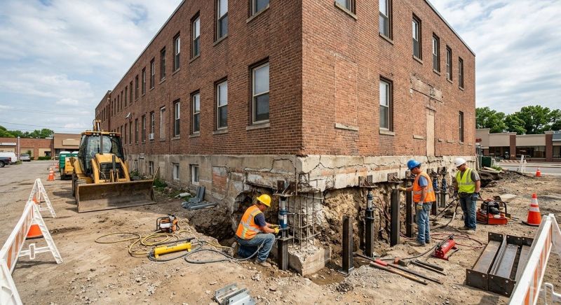 Commercial Foundation Repair in New London, NH