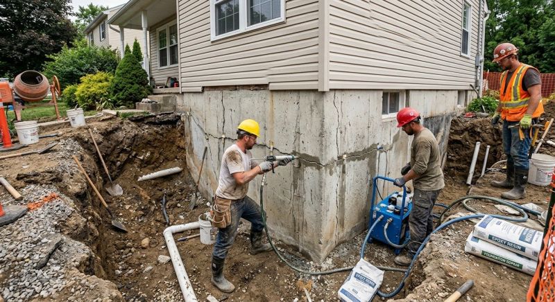 Concrete Foundation Repair in Grafton County, NH