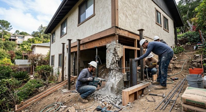 Concrete Foundation Repair in Hartland, VT