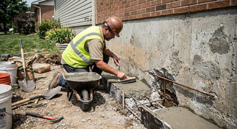 Concrete Foundation Repair in Tilton, NH