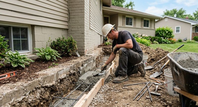 Concrete Foundation Repair in White River Junction, VT