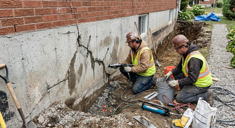 Cracked Foundation Repair in Henniker, NH