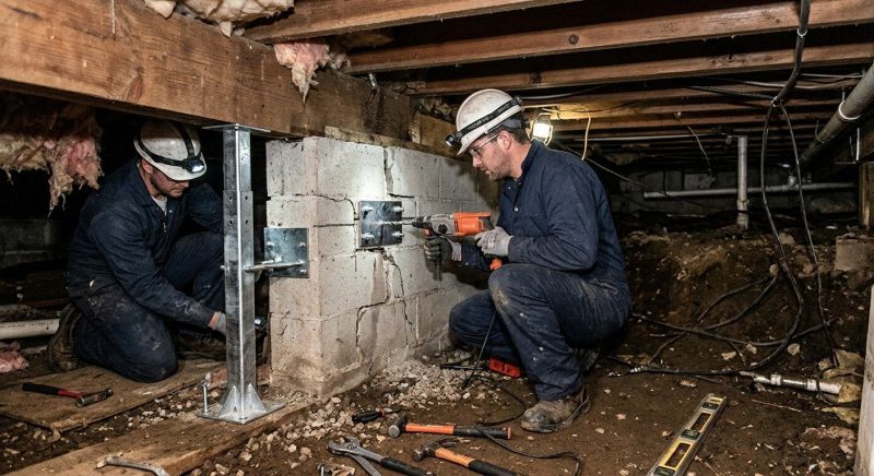 Crawlspace Foundation Repair in Canaan, NH