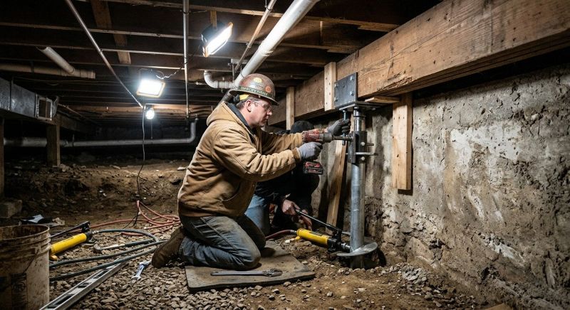 Crawlspace Foundation Repair in Windsor, VT