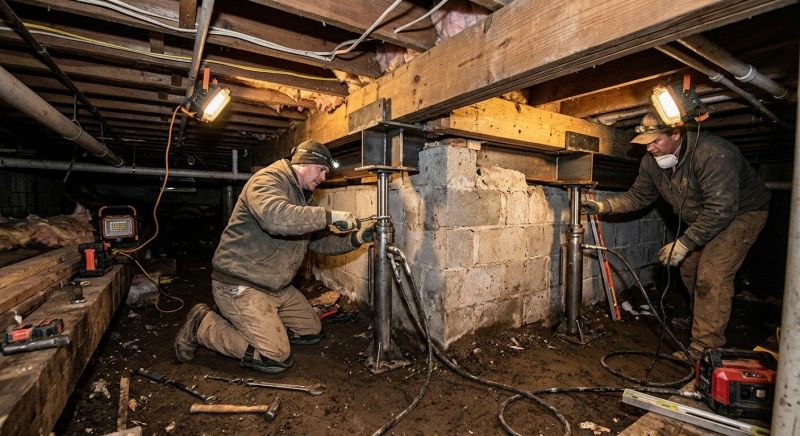 Emergency Foundation Repair in New London, NH