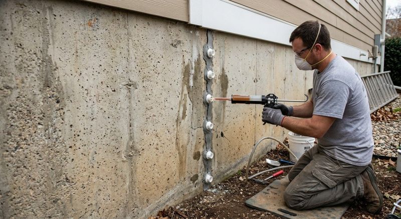 Foundation Crack Repair in Henniker, NH