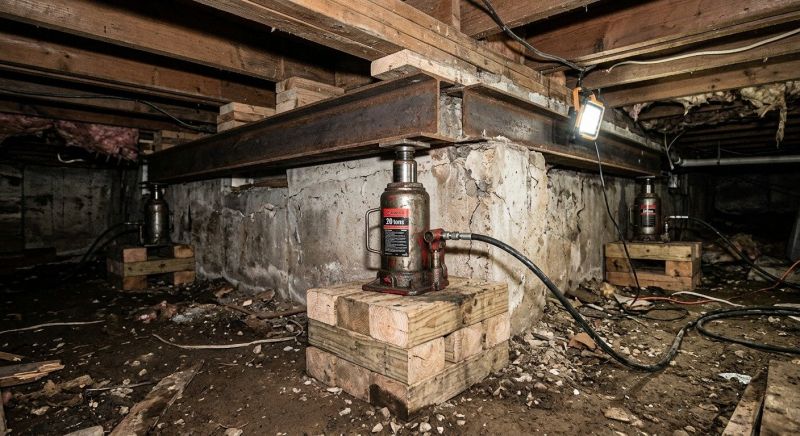 Foundation Jacking in Canaan, NH