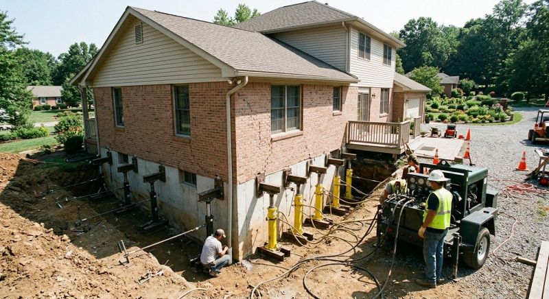 Foundation Jacking in Cornish, NH