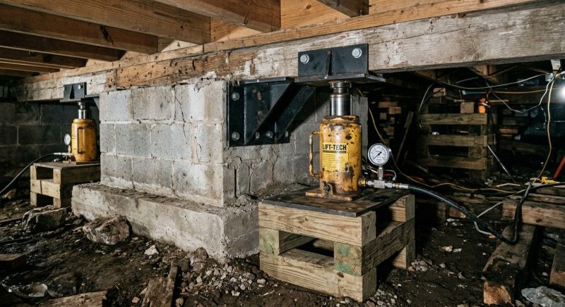 Foundation Jacking in Cornish, NH
