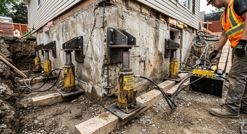 Foundation Jacking in Meriden, NH