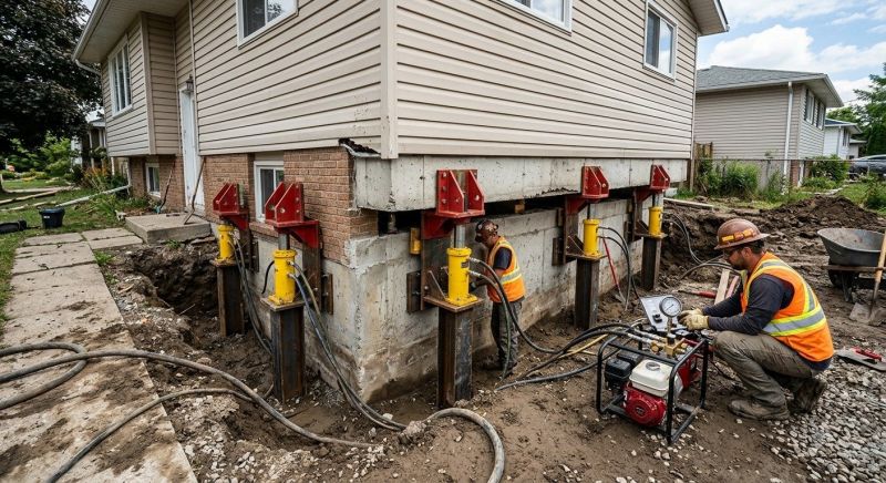 Foundation Lifting in Contoocook, NH