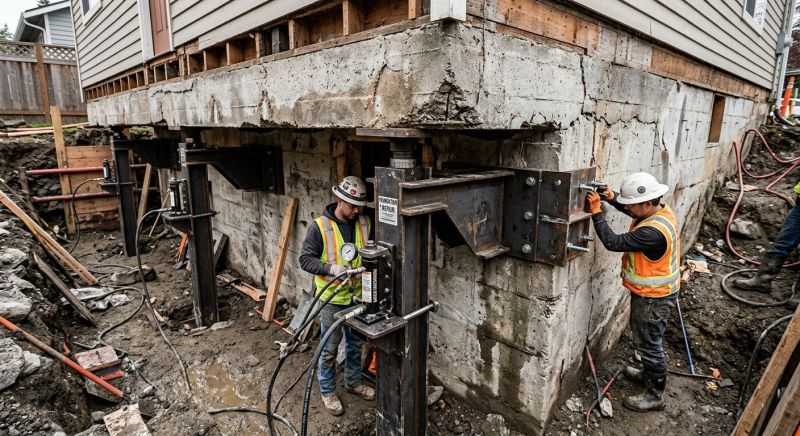 Foundation Lifting in Cornish, NH