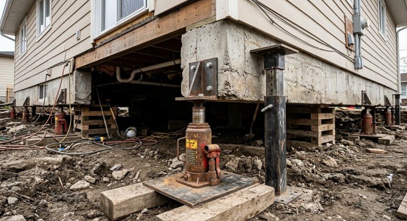 Foundation Lifting in Grantham, NH