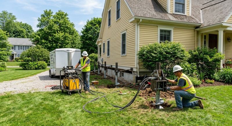 Foundation Lifting in Meriden, NH