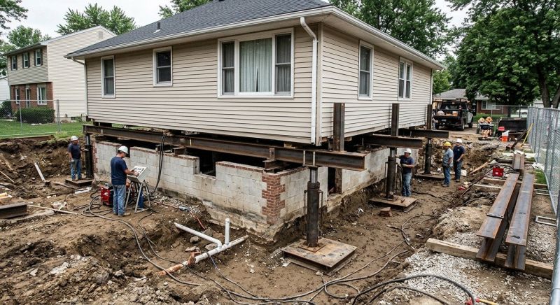 Foundation Lifting in North Sutton, NH