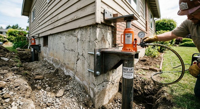Foundation Lifting in White River Junction, VT