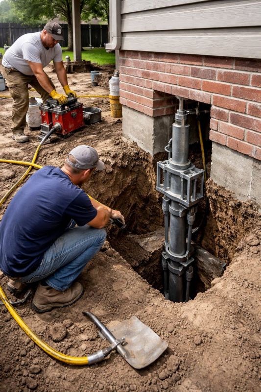 Foundation Pier Repair in New London, NH
