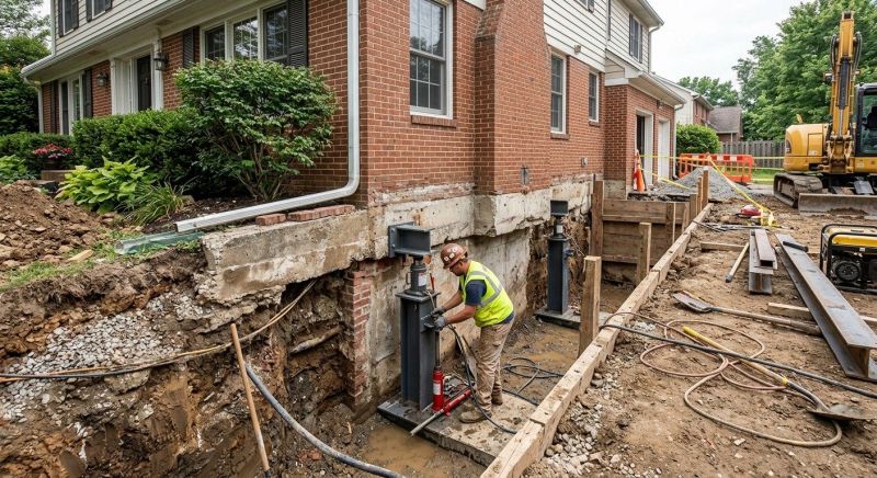 Foundation Raising in Meriden, NH