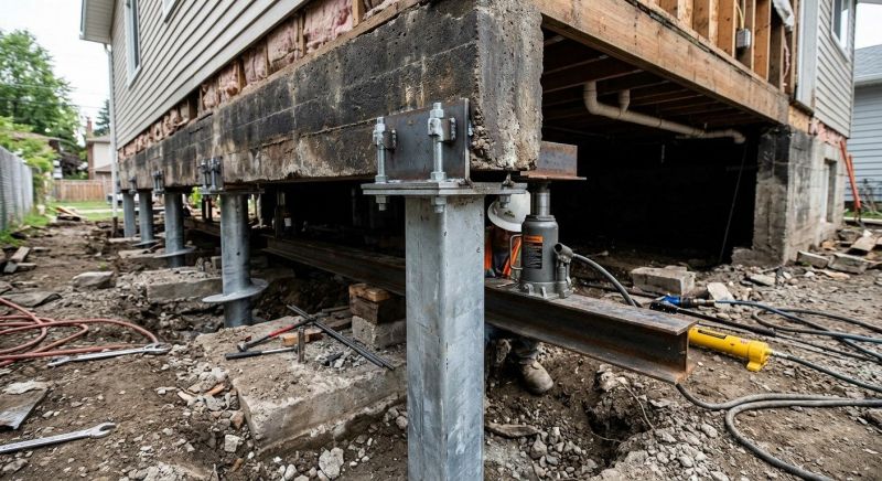 Foundation Raising in Newbury, NH