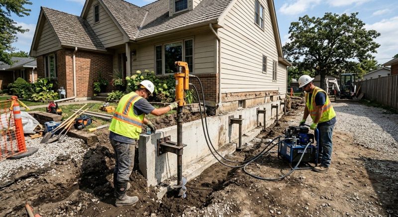 Foundation Stabilizing in New London, NH