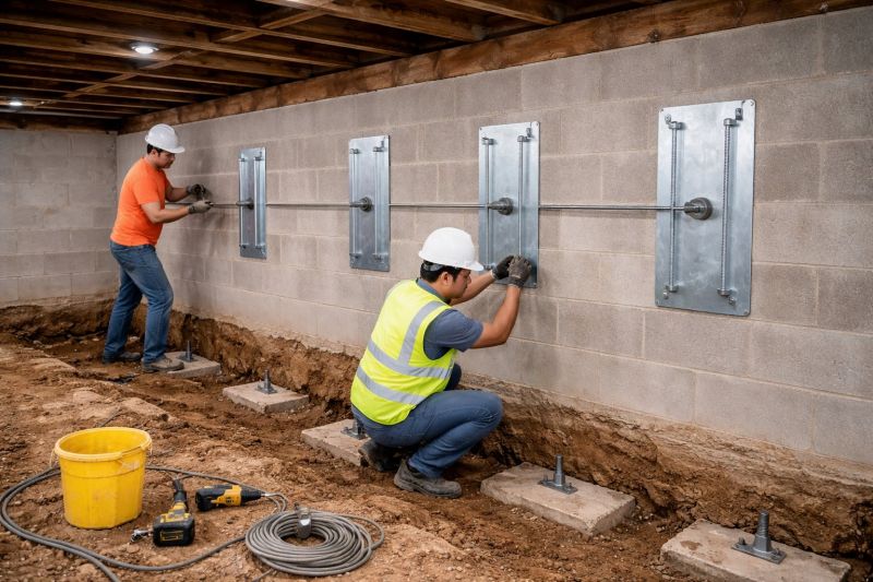Foundation Stabilizing in Springfield, NH