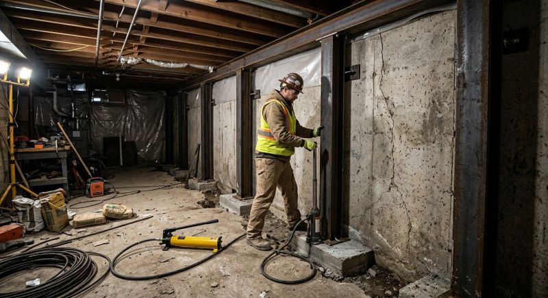 Foundation Stabilizing in Sunapee, NH
