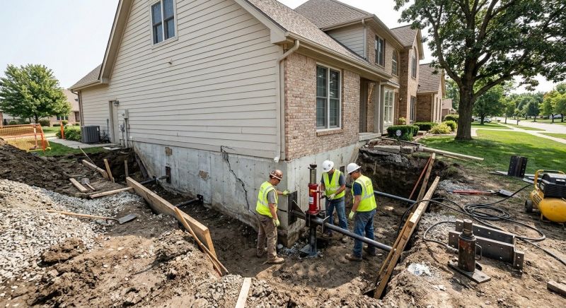 House Foundation Repair in Canterbury, NH