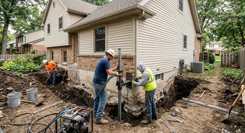 House Foundation Repair in Contoocook, NH