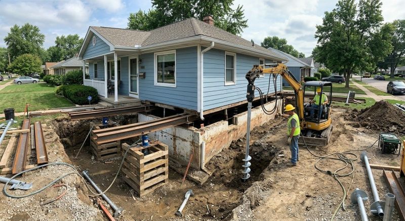 House Underpinning in New London, NH