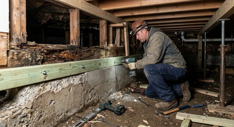 Sinking Foundation Repair in Newport, NH