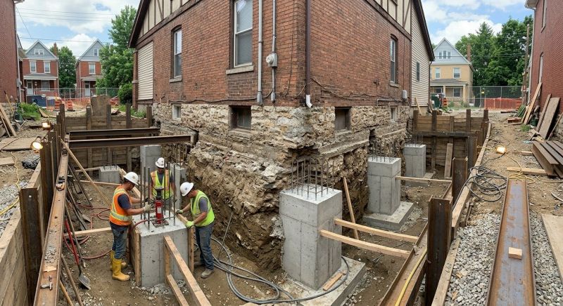Structural Underpinning in New London, NH